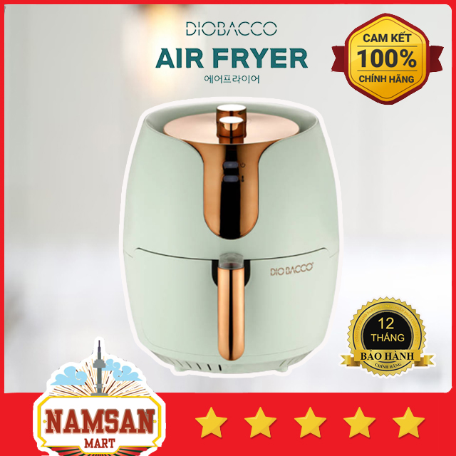 Nồi chiên không dầu dio bacco hàn quốc - ladf-1007 - 7l - 1800w