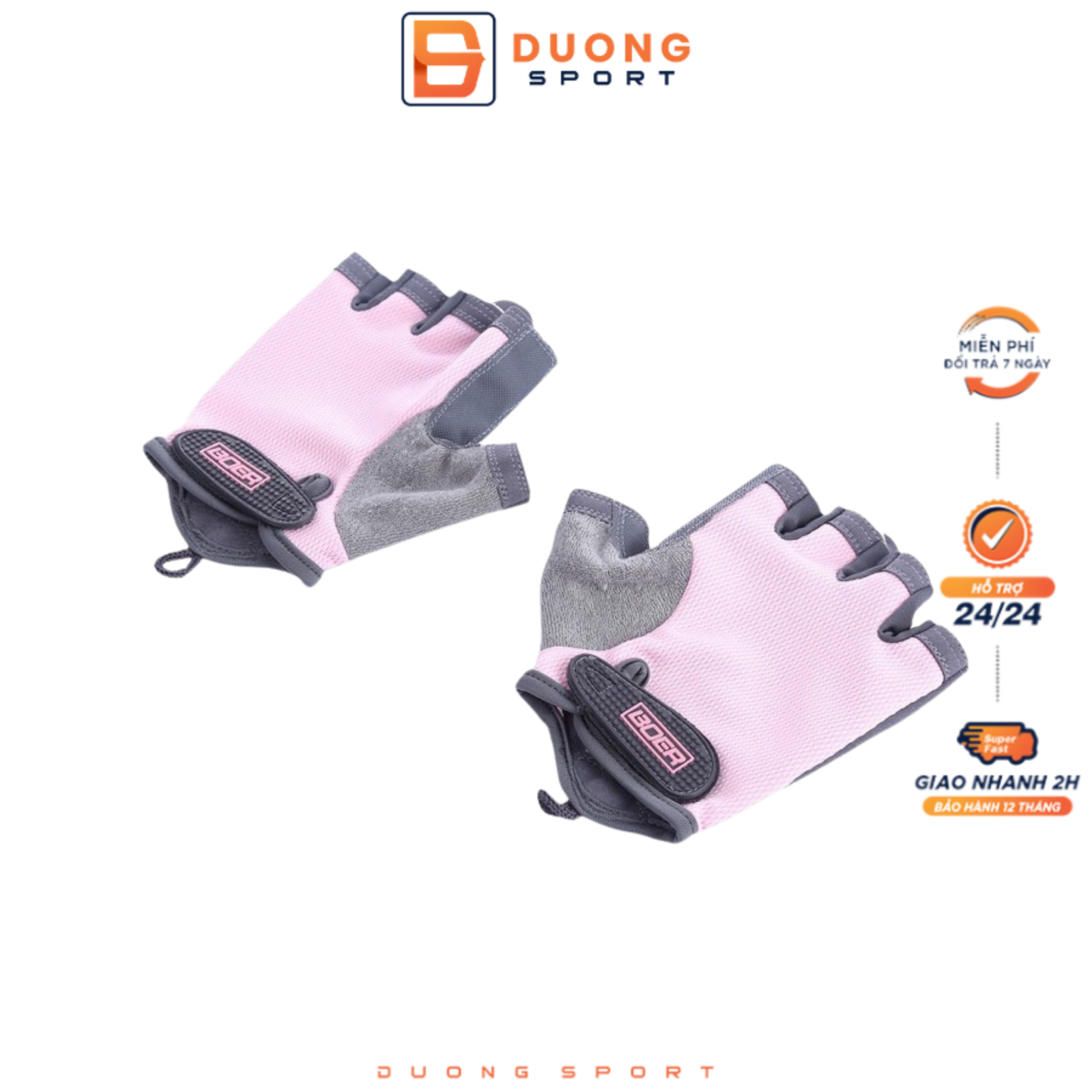 Găng tay thể thao tập gym Boer Cao Cấp