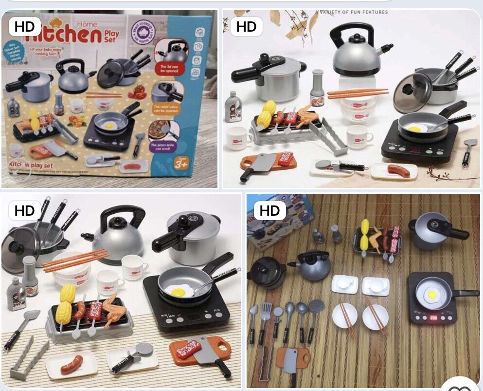 Bộ Đồ Chơi Nấu Ăn 36 Món Cho Bé