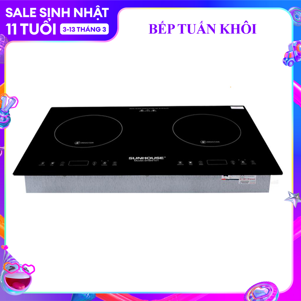 Bếp điện từ sunhouse SHB 9101