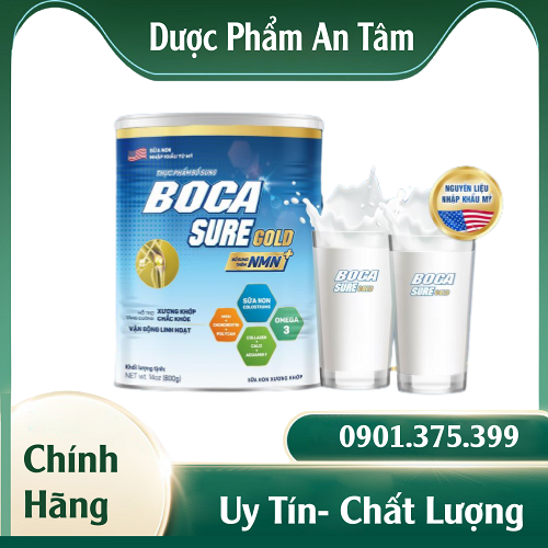 [Chính hãng] Sữa Non Xương Khớp Boca Sure Gold 800g Nhập Khẩu Từ Hoa Kỳ.