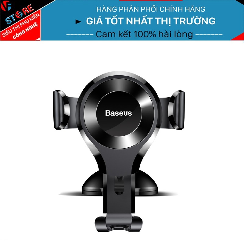 Giá Đỡ Điện Thoại Trên Xe Hơi Baseus Osculum Type Gravity Đế hít, khóa tự động