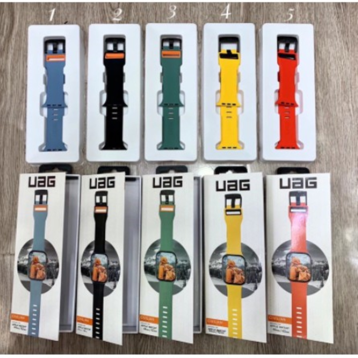 Dây đeo đồng hồ apple﹊卍 dây uag apple watch civilian 1/1 series 1 2 3 4 5 6 - móc đeo thép siêu thể thao