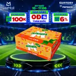 [SALE 15.6] Thùng Nước Ngọt Giải Khát Có Gaz Mirinda Cam (320ml/lon)