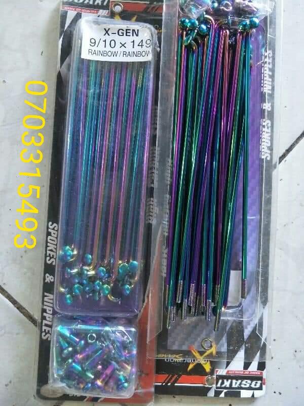 [HCM]BÔ CĂM TITAN 7 MÀU TRƯỚC SAU GẮN CÁC DÒNG XE MÁY