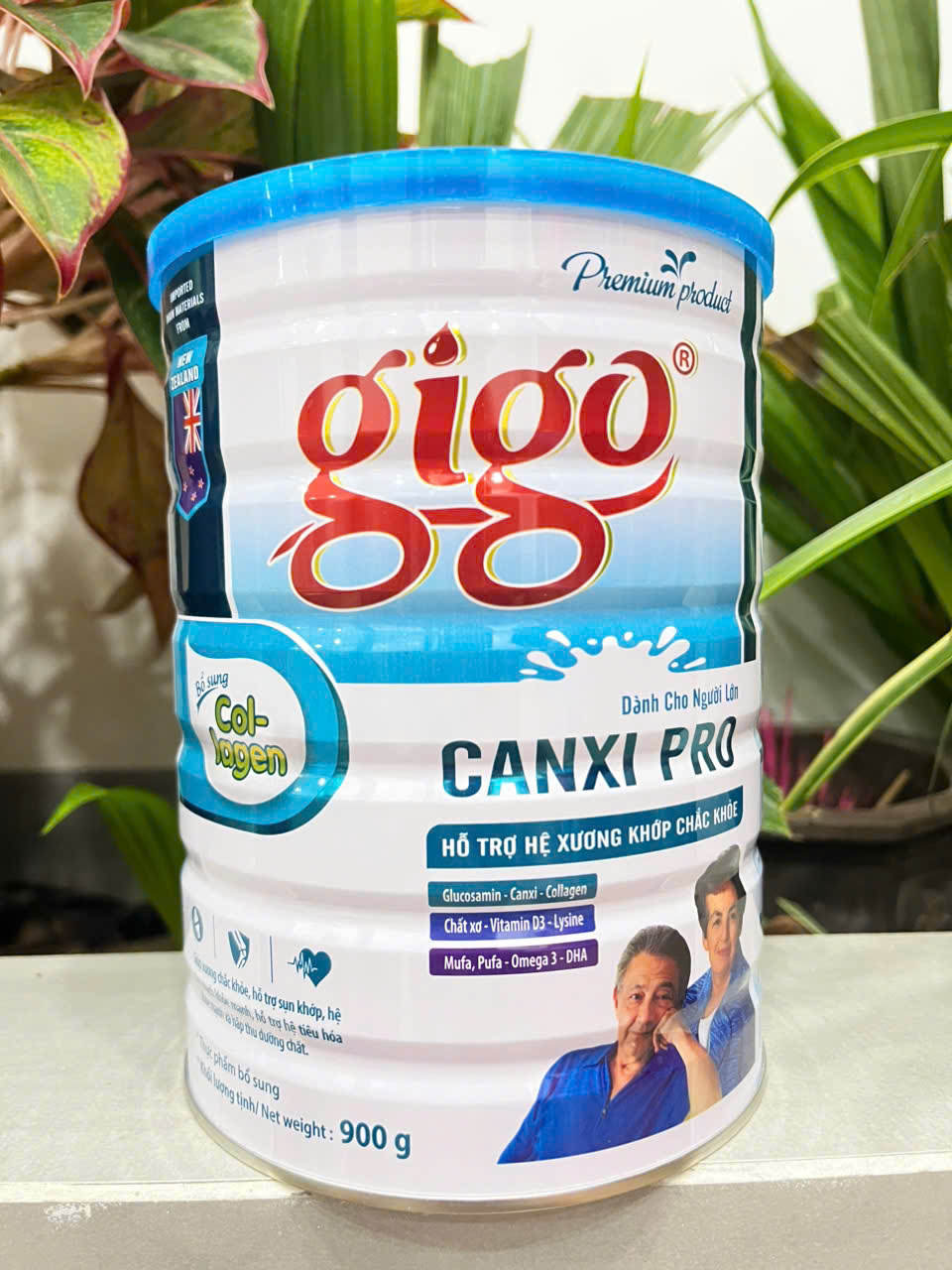 SỮA GIGO HI-CANXI 900gr: sữa bột dinh dưỡng ngừa loãng xương & tiểu đường cho người trưởng thành