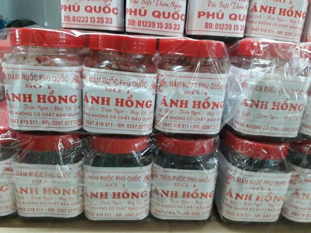 1 hũ mắm ruốc phú quốc chưng sẵn chỉ việc dùng
