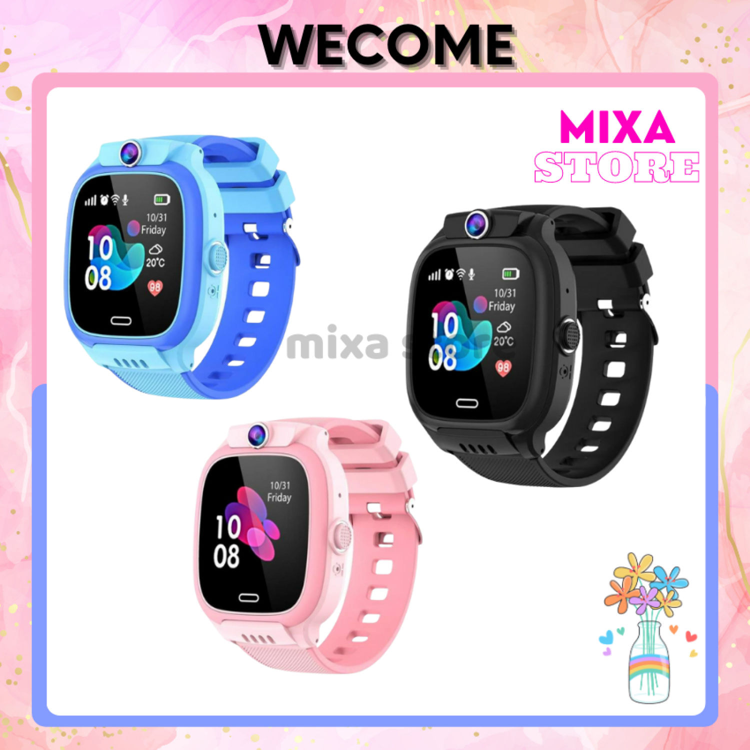 Đồng Hồ Thông Minh Trẻ Em Y31, Lắp Sim Nghe Gọi,Định Vị Cảnh Báo Nguy Hiểm