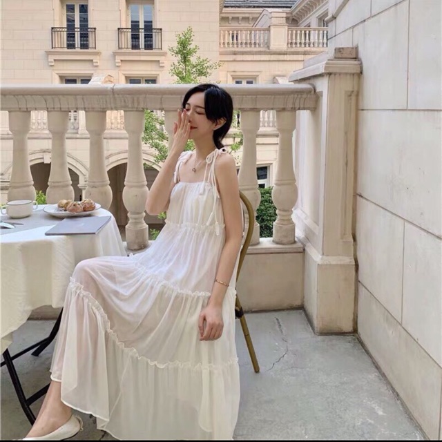 Maxi hai dây bánh bèo (kèm ảnh thật), cam kết hàng đúng mô tả, chất lượng đảm bảo, đa dạng mẫu mã, màu sắc, kích cỡ