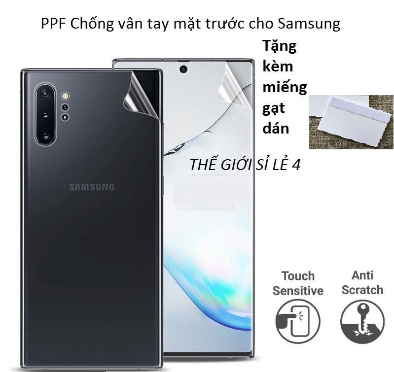 [Mặt trước] Miếng dán PPF samsung cao cấp full màn thế hệ mới - Miếng dán PPF cao cấp dành cho Samsung - Miếng dán PPF AG chống vân tay - Miếng dán PPF mặt trước chống vân tay dành cho Samsung S8 S9 S10 S8+ S9