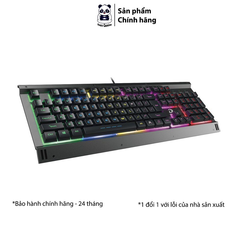 Bàn phím giả cơ dareu lk145, led rgb, 104 key