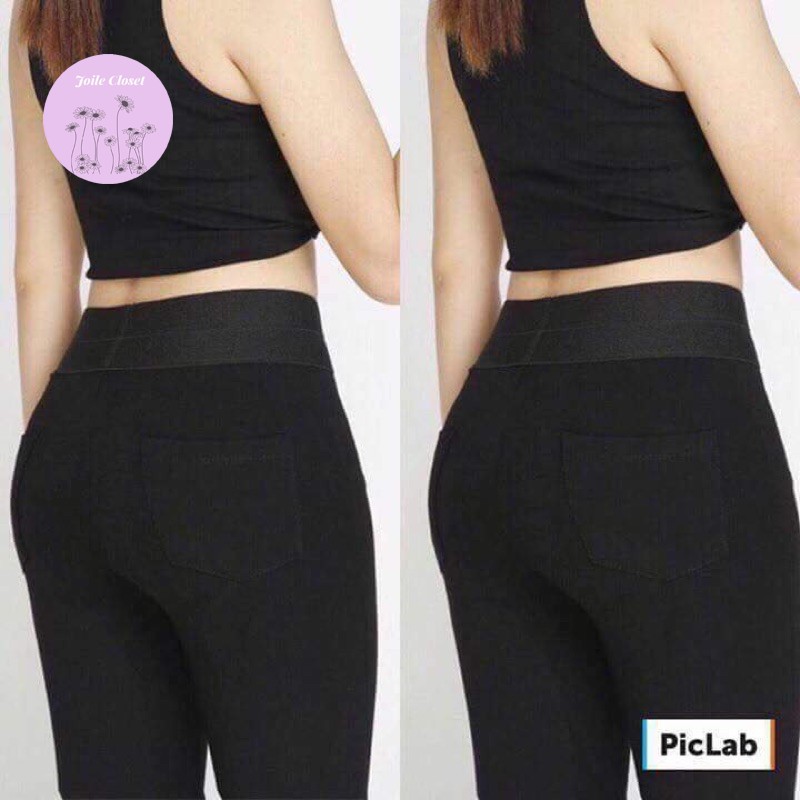 Quần Baggy Cạp Chun Nửa Ôm Sát Nâng Mông Tôn Dáng