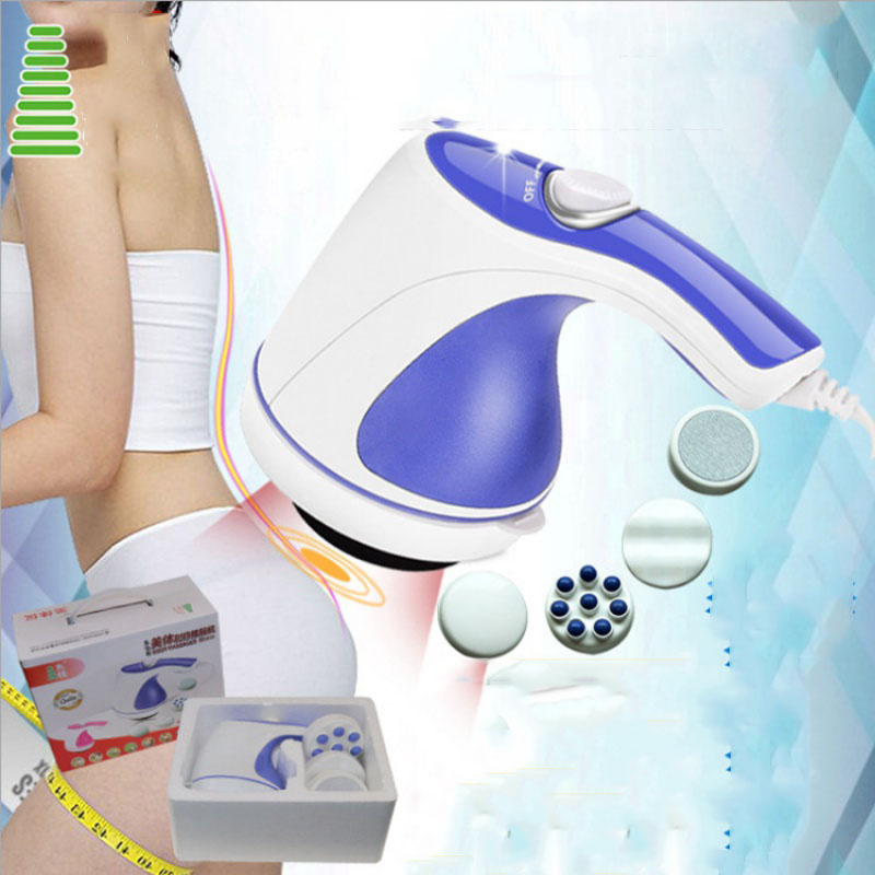[HCM]Máy Masage Cầm Tay Relax & Tone 5 Đầu Máy Massage Toàn Thân Đa Chức Năng Mát xa cầm tay loại xịn Máy đánh mỡ bụng Đánh tan mỡ thừa cho vóc dáng đẹp