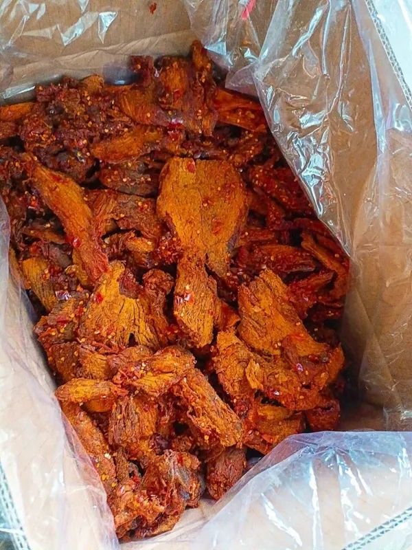 1kg khô bò miếng nhỏ củ chi loại vip đóng túi zip