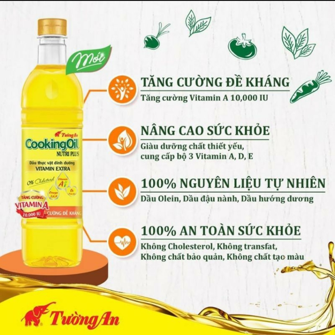 Dầu ăn Tường An NUTRI PLUS