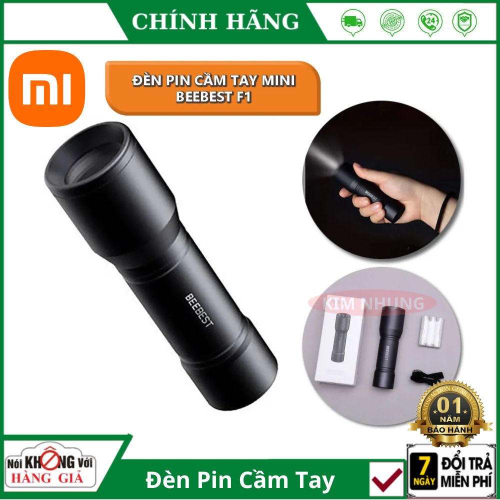 Đèn pin cầm tay mini siêu sáng Xiaomi Beebest F1 Phạm vi chiểu tối đa 130m
