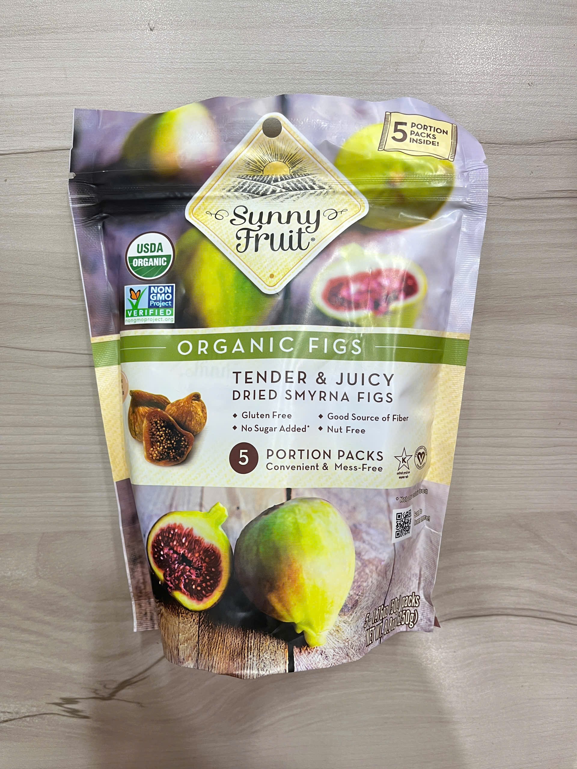 Date 06/27 Sung khô hữu cơ Sunny Fruit 250g- Organic Figs