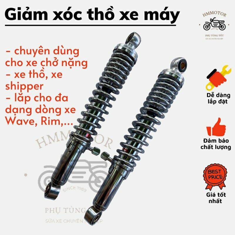 Phuộc nhún giảm xóc sau - dream / wave tải hiệu lae chính hãng 33cm