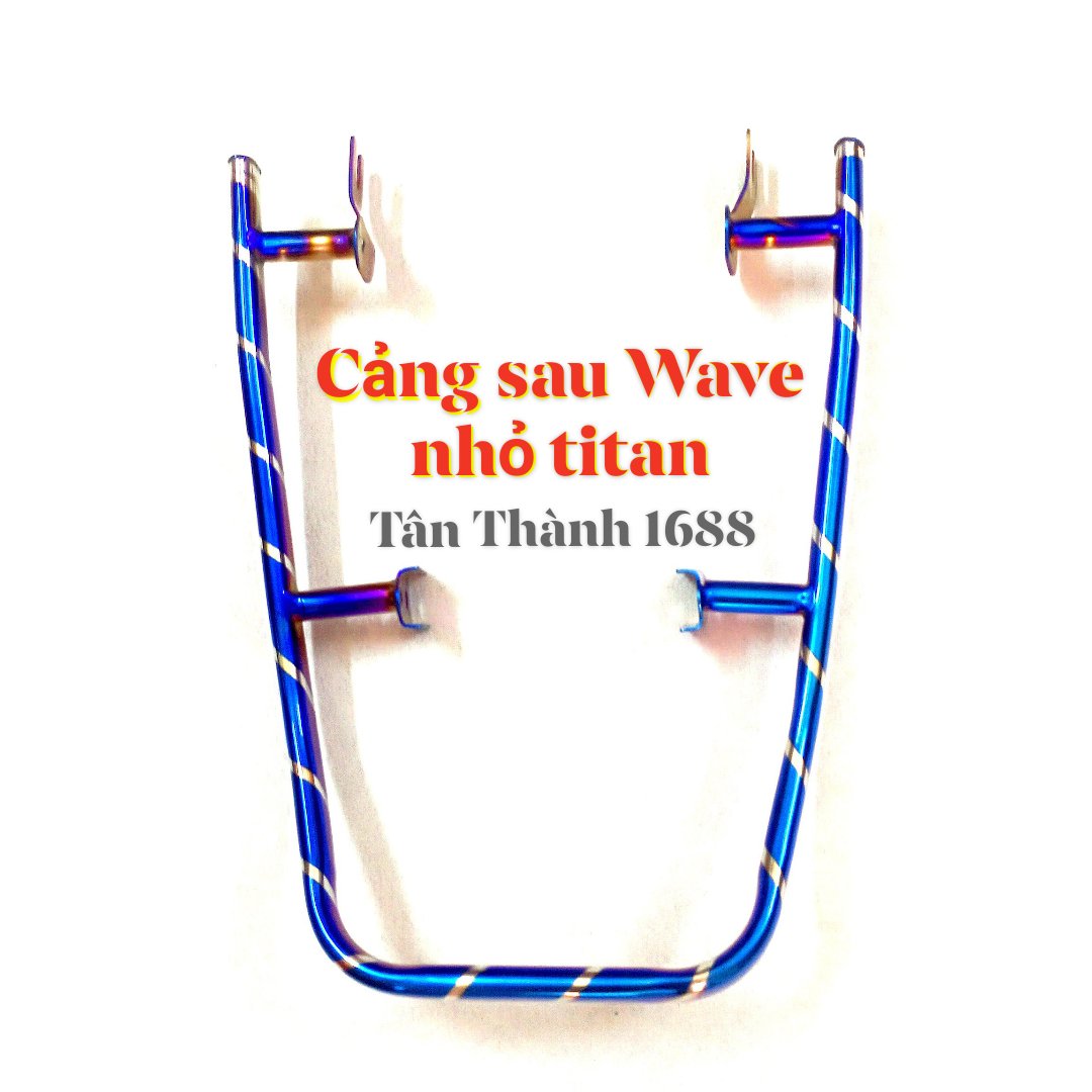 Cảng sau wave nhỏ titan cực đẹp