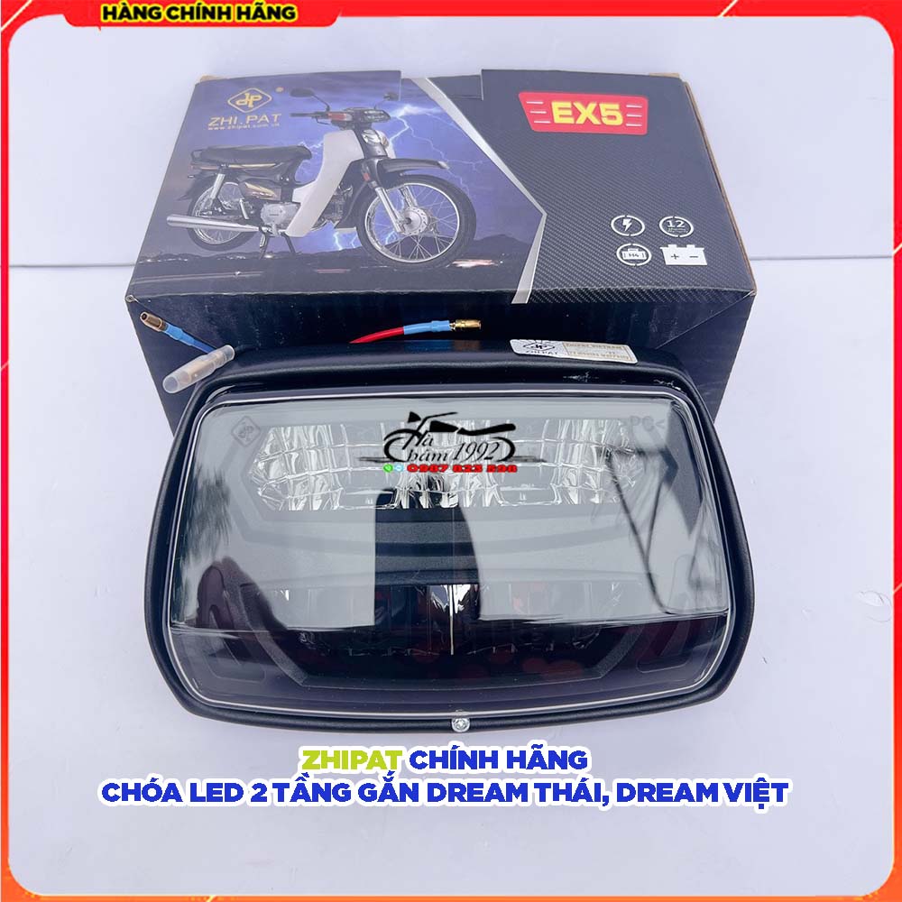 Led pha 2 tầng ZHIPAT cho Dream Thái, dream việt lắp như zin
