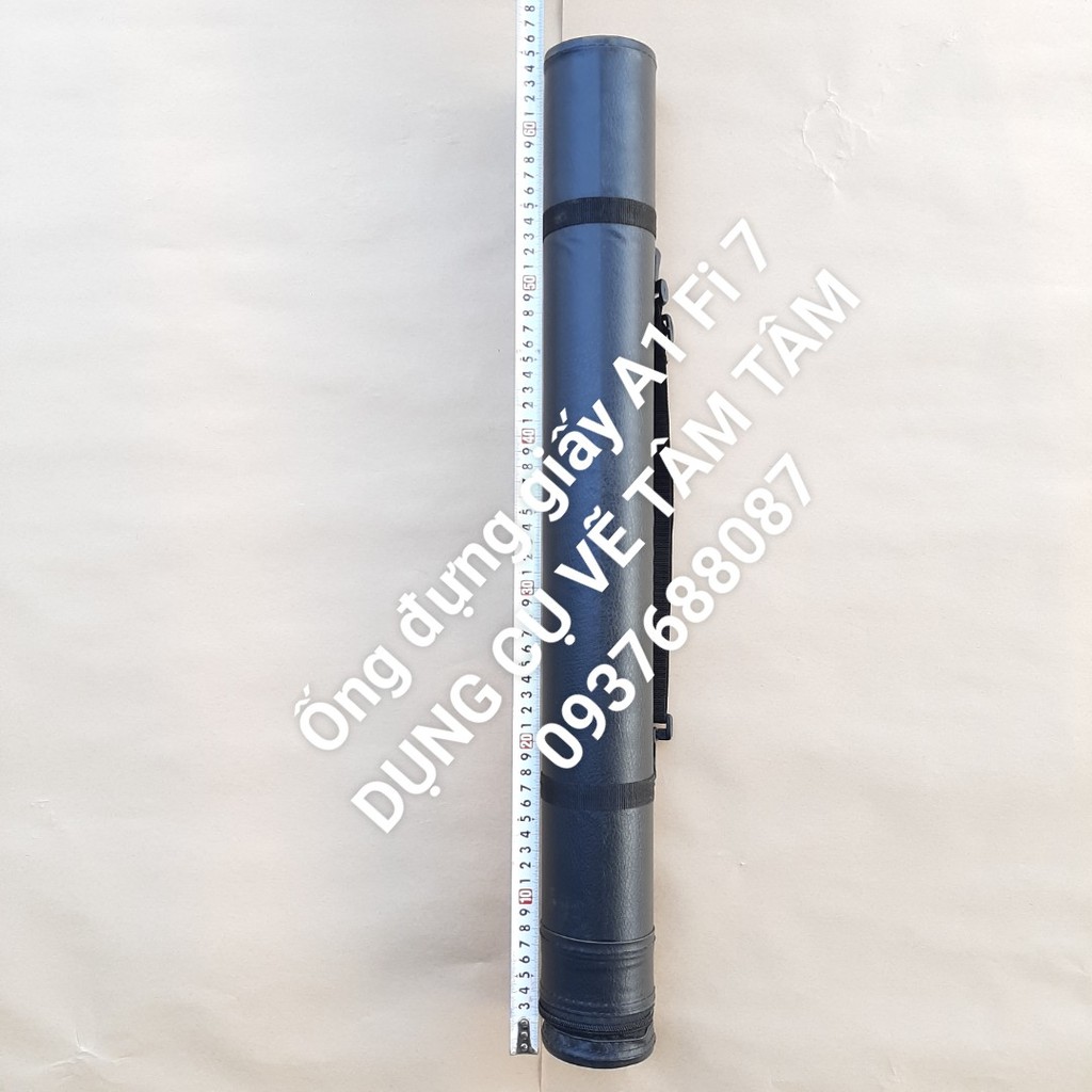 Ống đựng giấy vẽ da, Ống da đựng giấy A1 Fi 7 đường kính 7cm dài 65cm-Dụng cụ vẽ Tâm Tâm