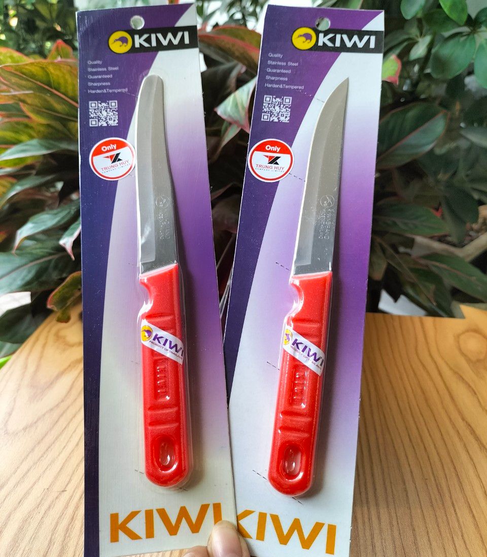 Dao gọt trái cây kiwi 511 cán nhựa đỏ - r511 - r512 hàng nhập khẩu thái lan