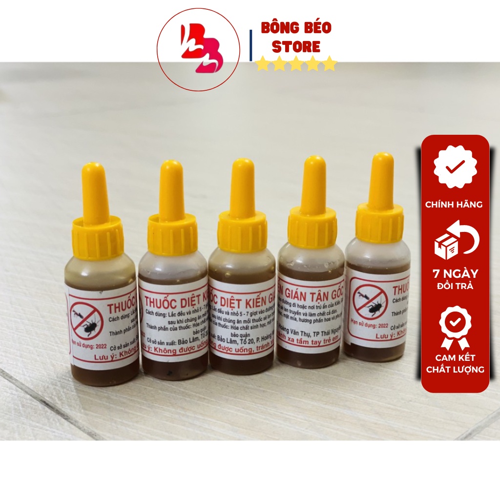 Combo 10 chai thuôc diệt kiến gián sinh học việt nam