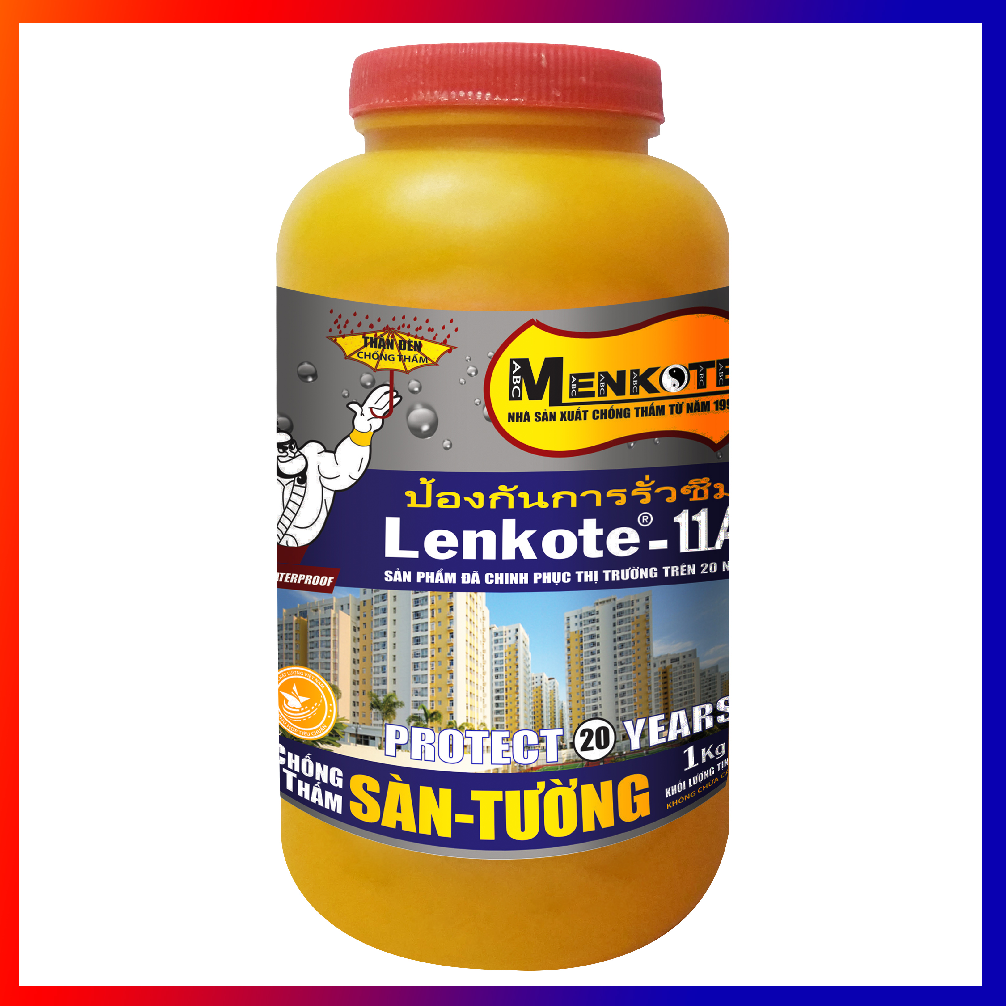 Chống thấm ct11a- lenkote - 1kg
