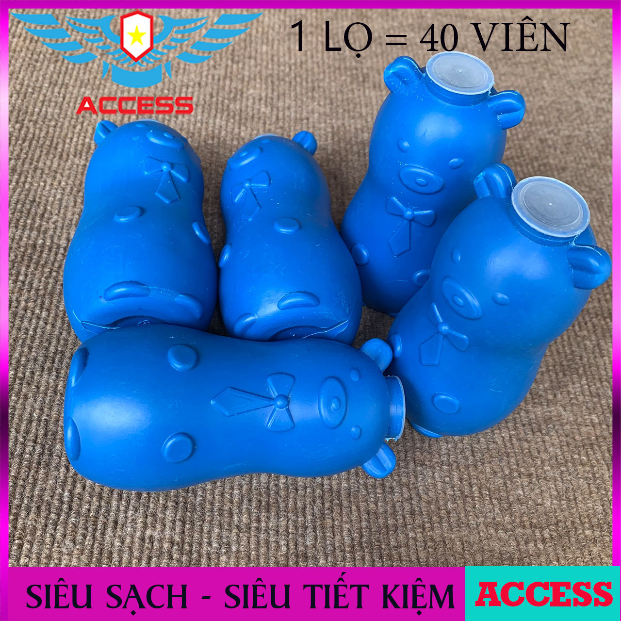 5 Lợn thả bồn cầu, Heo thả bồn cầu, Khử mùi diệt khuẩn Tiết kiệm Access