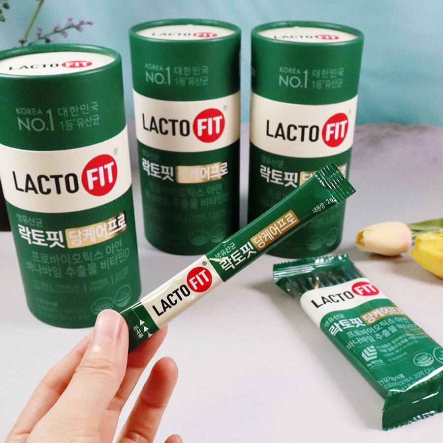  Lacto Fit Dang Care Pro men vi sinh hỗ trợ sức khỏe đường ruột và kiểm soát đường huyết  30 gói  