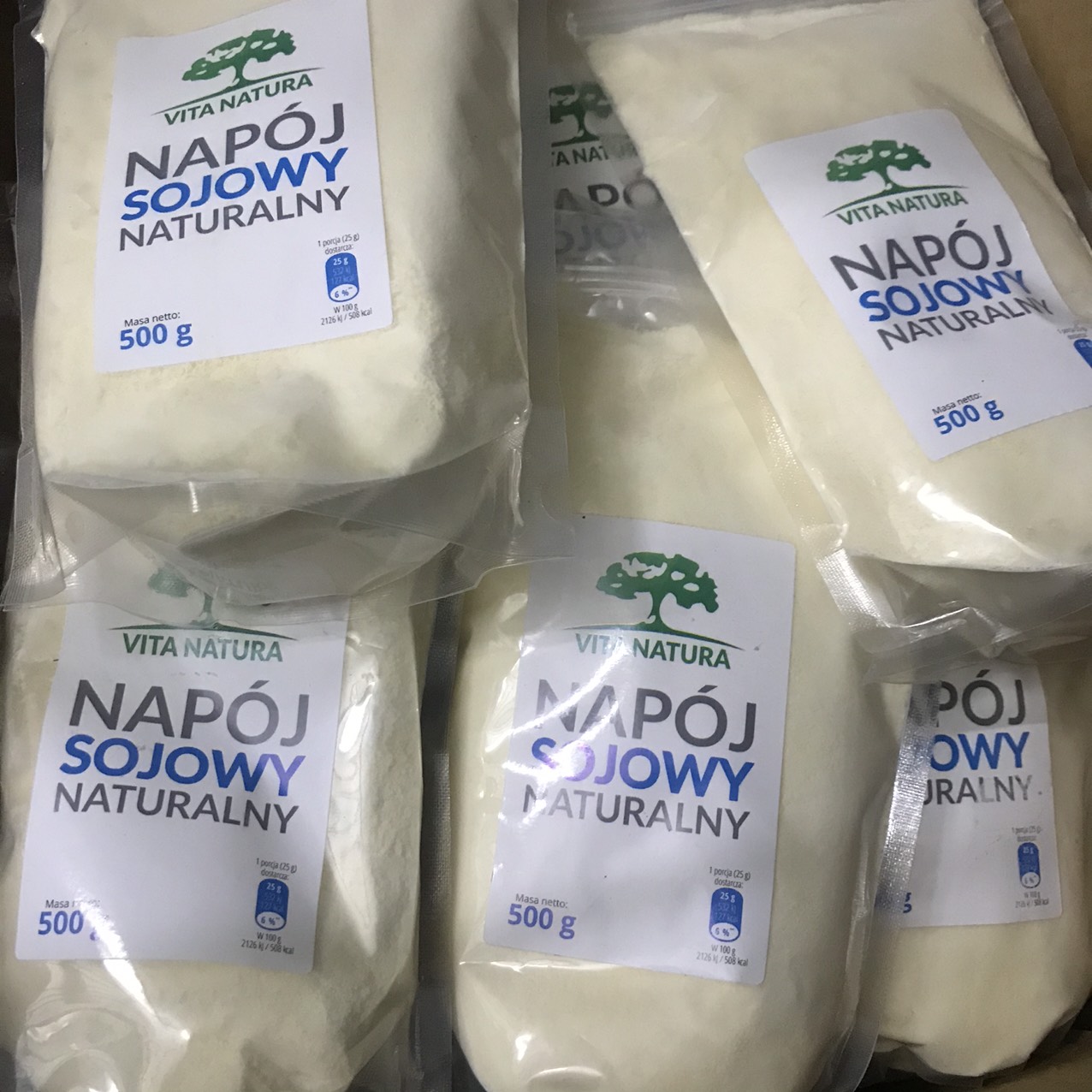 Sữa đậu nành nguyên chất 500g Ba Lan