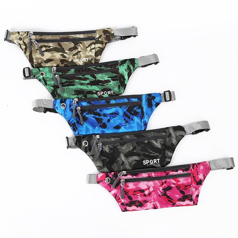 Túi đeo bụng tiện ích Camo chạy bộ, tập thể thao, tập gym , yoga chống thấm nước bỏ điện thoại, ví tiền