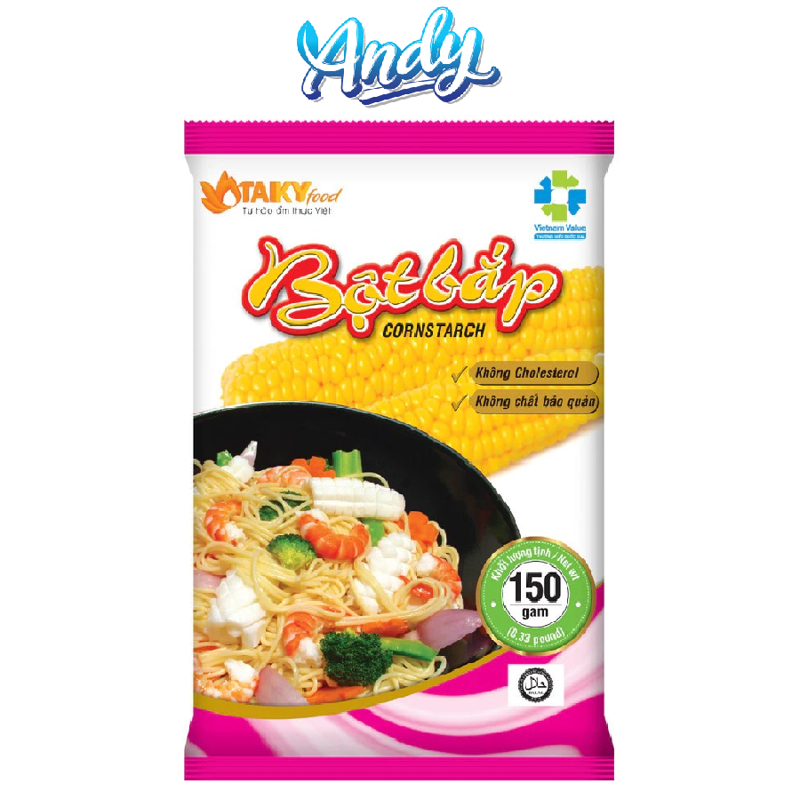 Bột bắp Tài Ký gói 150g (date mới nhất)