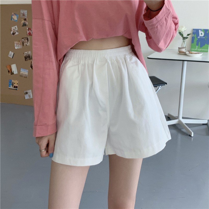 Quần short nữ lưng thun nhiều màu CRQ010
