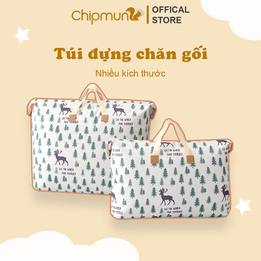 Túi đựng chăn gối Chipmunk chống thấm nước tiện lợi