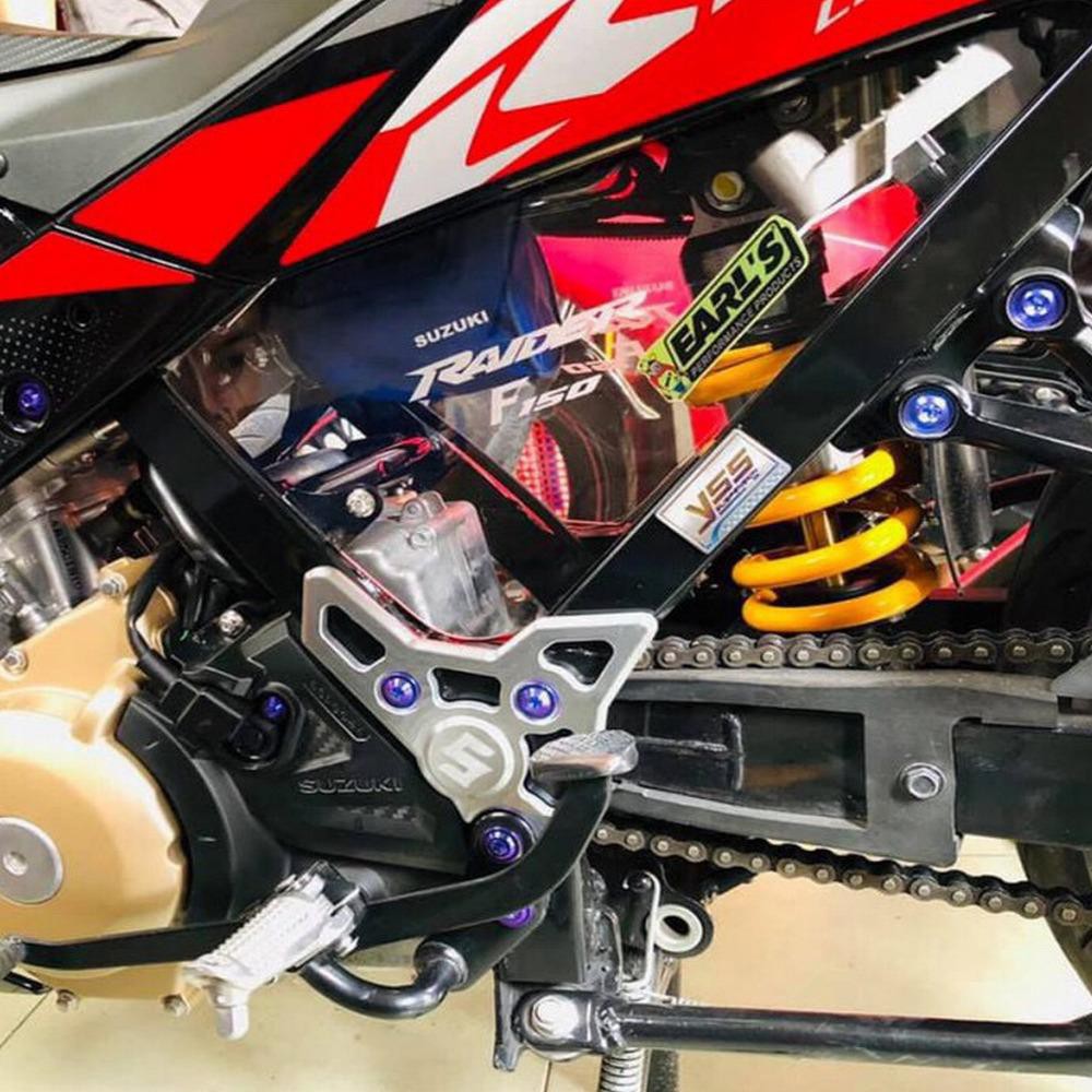 Bộ Mika Ốp Sườn Satria-Rader Fi - Mika Trong Suốt Siêu Dầy