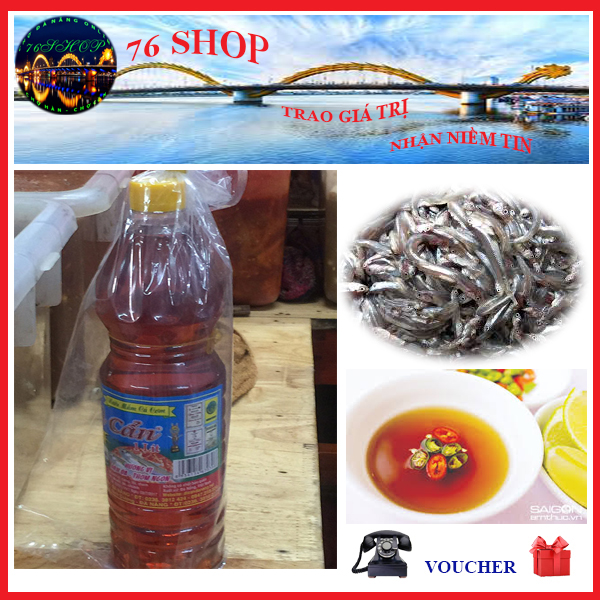 - nước mắm cốt cá cơm loại 1 - thuong hiệu dì cẩn - ngon khó cưỡng – ăn là mê - đặc sản đà nẵng