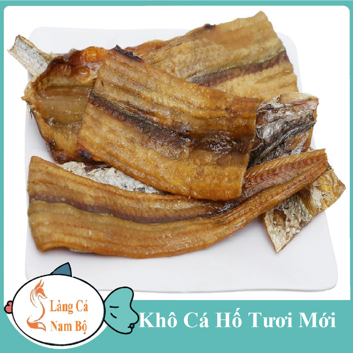 Khô cá hố xẻ lạt 500gr làng cá nam bộ -khô cá hố không tẩm gia vị 100% vị tự nhiên