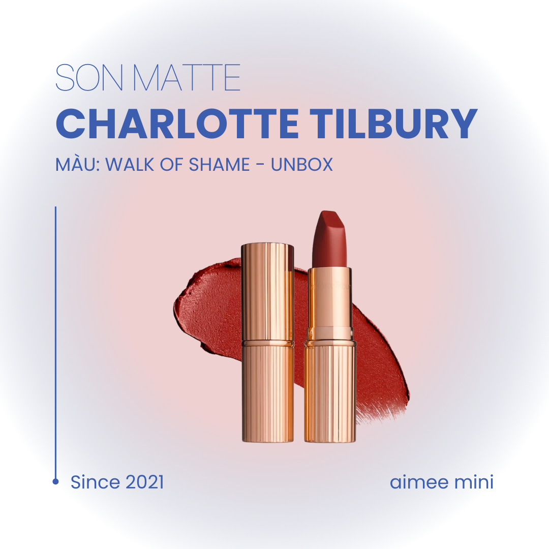 Son Charlotte Tilbury Walk of No Shame Minisize 1.5g unbox