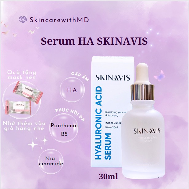 Serum Skinavis tinh chất cấp ẩm, căng bóng da cấp ẩm 30ml