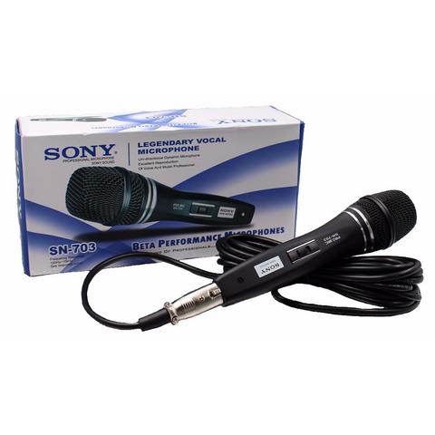 (xã kho 3 ngày] micro karaoke sn-703 có dây hát cực hay cực đã