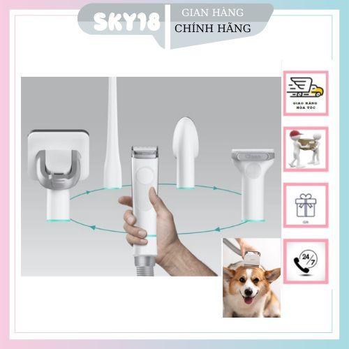 Máy cắt, máy tỉa, máy cắt tỉa và hút lông thú cưng Neabot Pet Grooming P1 Pro