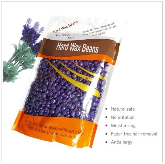 [SIÊU HOT] Sáp wax lông nóng hạt đậu 100g, Sáp wax lông hạt đậu thần thánh HARD WAX BEANS 100g, SÁP WAX LÔNG NÓNG HẠT ĐẬU 100g Tiện lợi