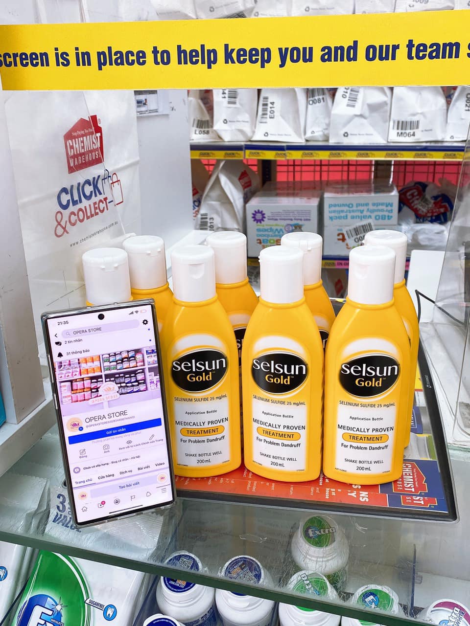 Dầu gội gàu , nấm da đầu selsun vàng 200ml