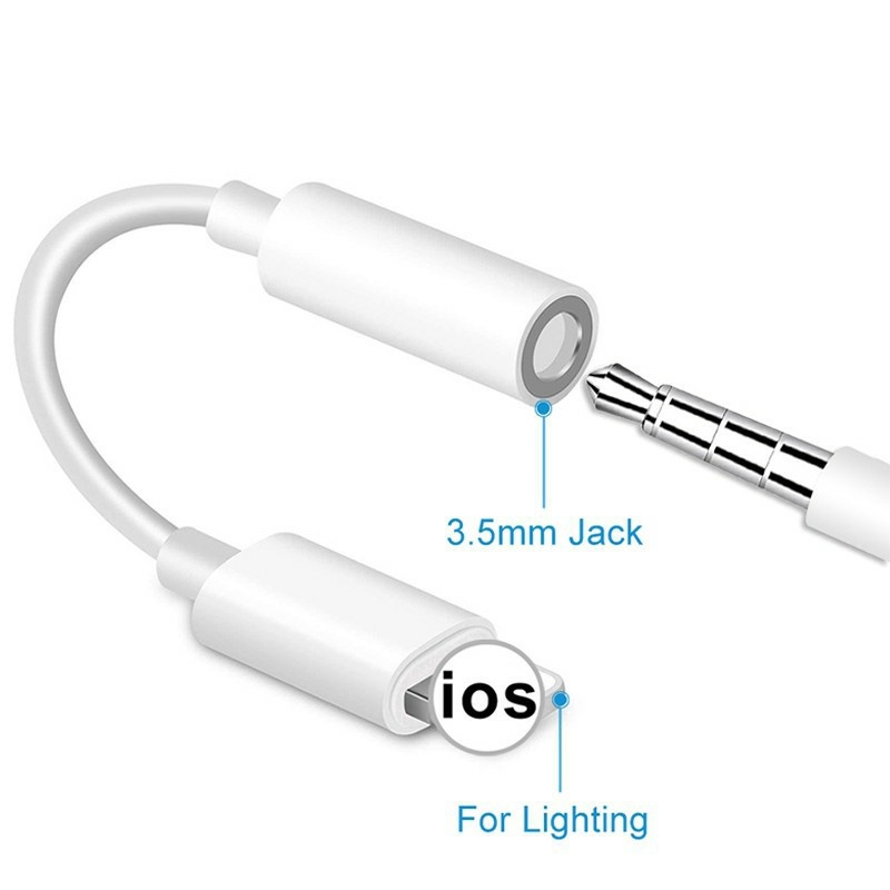 Cáp chuyển đổi âm thanh từ jack cắm Lightning sang 3.5mm cho tai nghe điện thoại