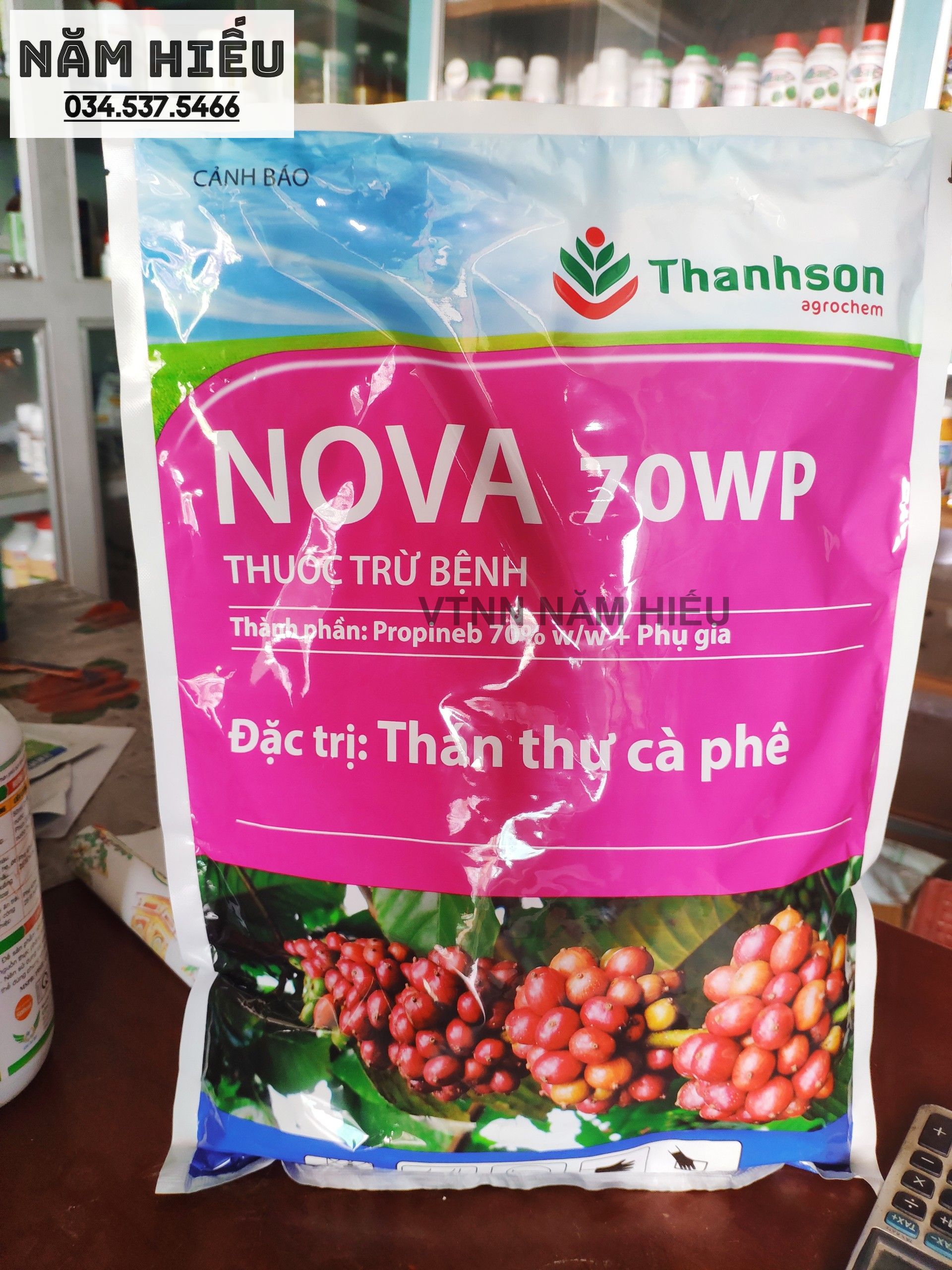 Thuốc trừ Bệnh NOVA 70WP - 1kg - Thán Thư sương mai vàng lá Xoài, cà phê propineb antracol