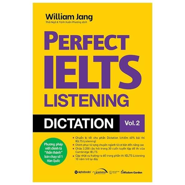 Sách Alphabooks - Perfect Ielts Listening Dictation Vol.2