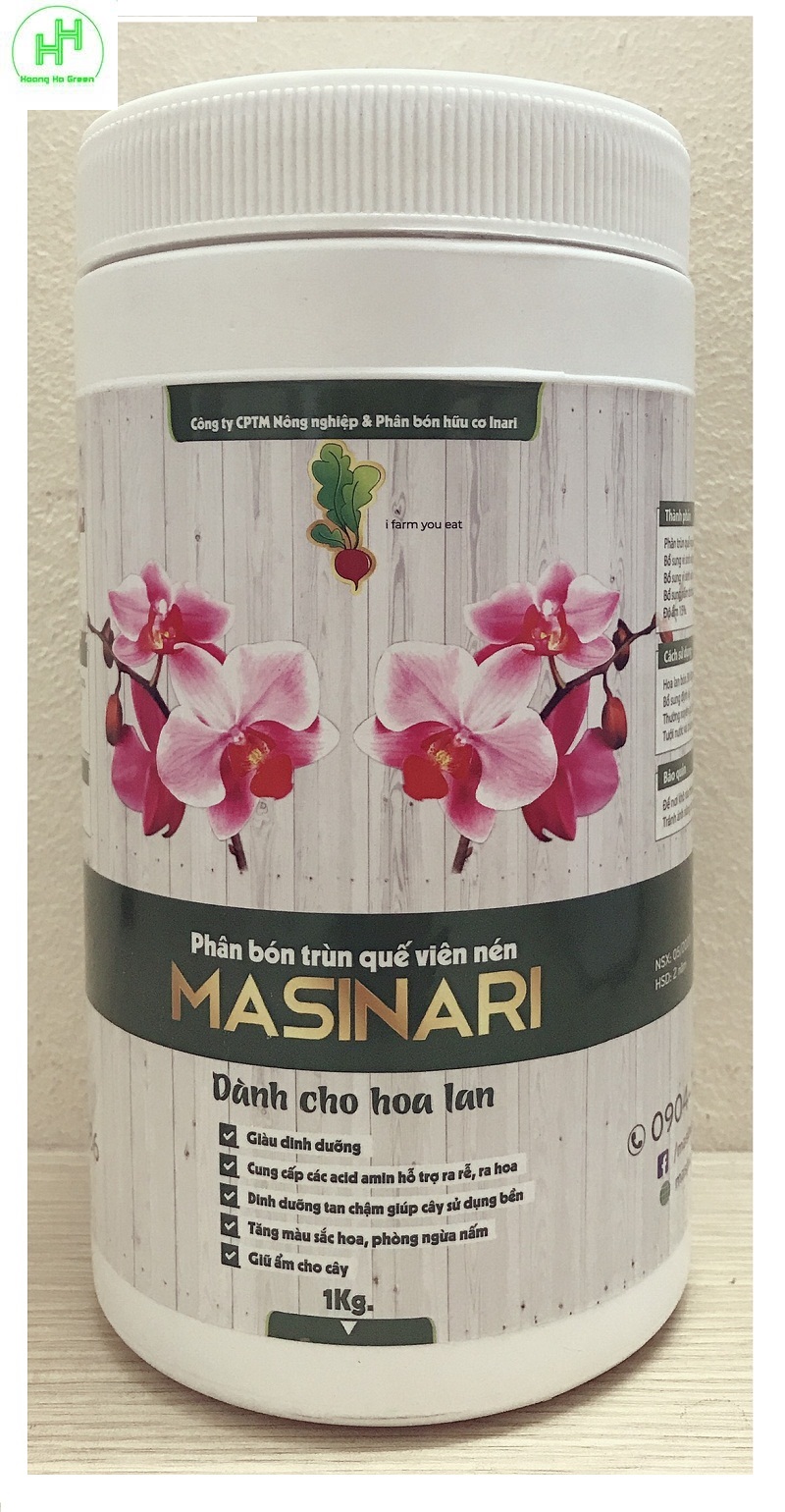 Phân Bón Trùn Quế MASINARI Dành Cho Hoa Lan, Khối Lượng 1.5Kg
