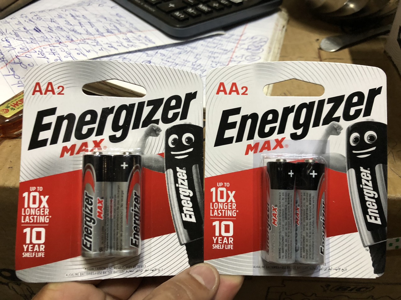 Vỉ 2 viên pin 2a / 3a energizer