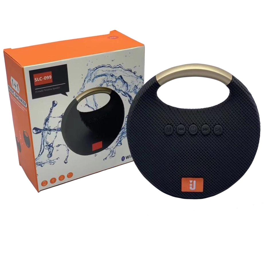 Loa bluetooth có quai cầm loại tốt, loa bluetooth mini cầm tay slc-099 có quai xách dáng nhỏ gọn, loa bluetooth gutek slc-099 đa năng nghe nhạc hay, âm thanh trong hỗ trợ usb thẻ nhớ cổng 3.5